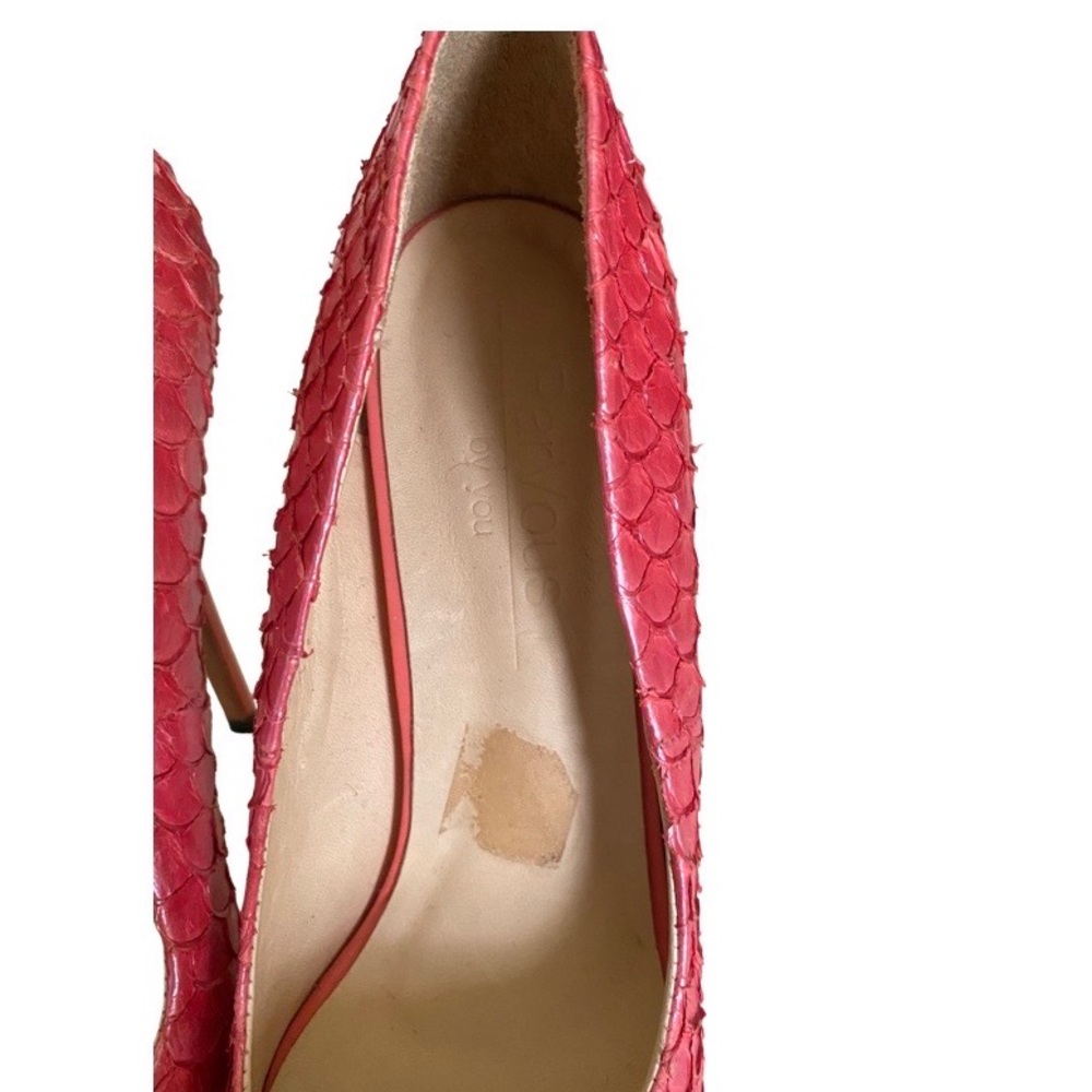 ParVous By You - Hand Made Shoes - Pink Leather - Stiletto Pumps Size 51/2 - 6 - Picture 7 of 17